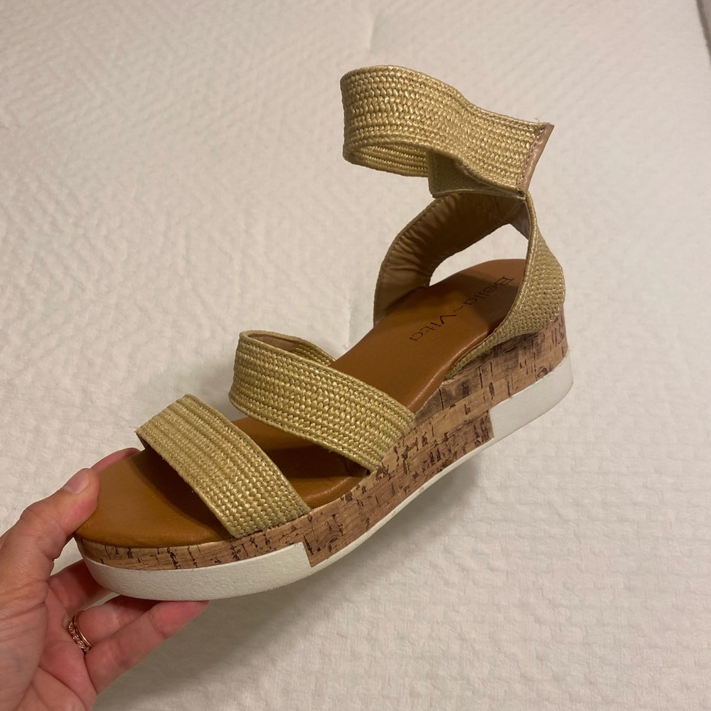 Tan Platform Sandals